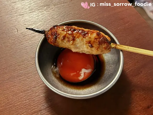 自家製月見免治雞肉棒