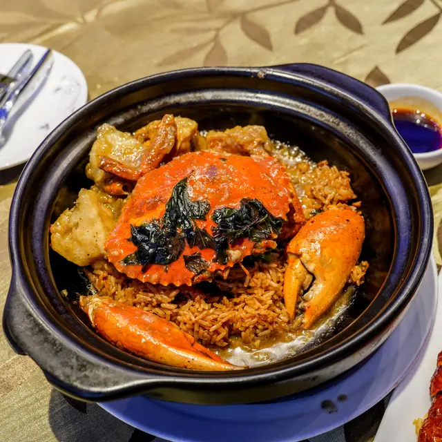 招牌白胡椒蟹焗飯