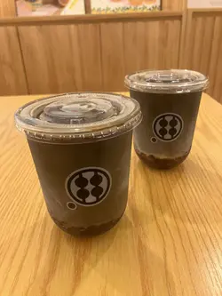 天空焙茶拿铁蕨饼
