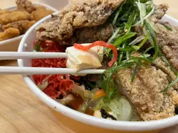 蜜汁紫菜排骨饭