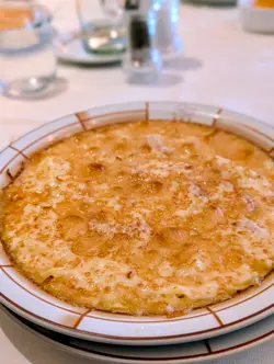 Baked White Tagliolini with Praga Ham