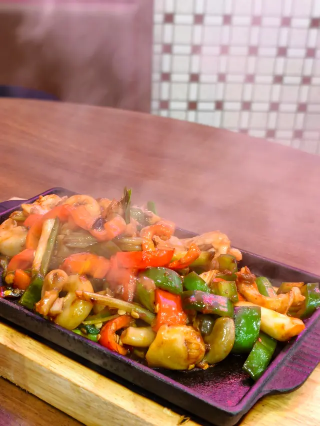 鐵板醬爆脆生腸

