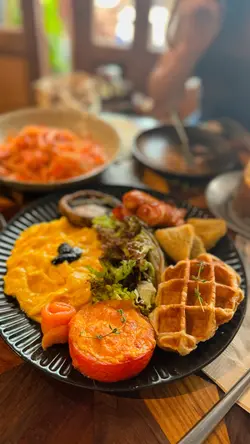 盘子大早餐