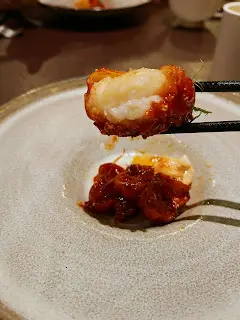 廿年陳皮拔絲虎蝦球