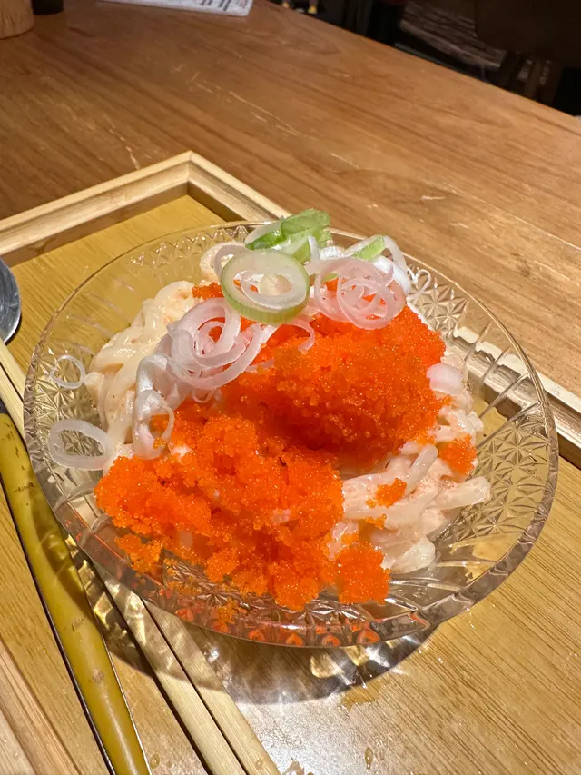 濃厚明太子醬撈烏冬