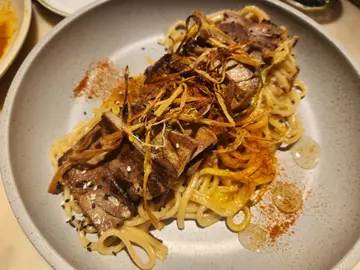 柚子汁牛舌沾面