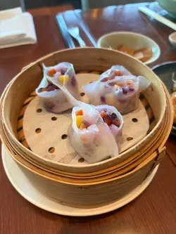 紫薯眉豆素餃
