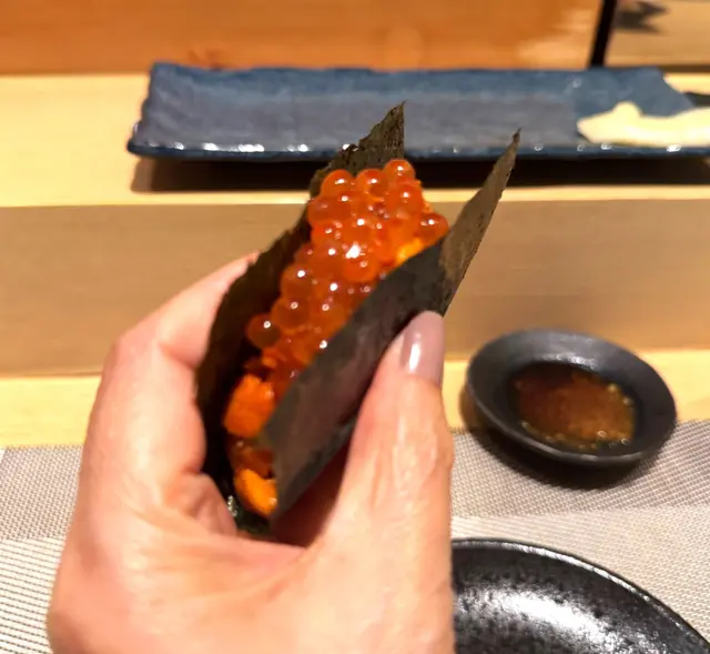海膽三文魚籽