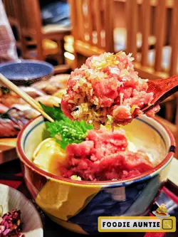 碎蔥吞拿魚腩魚生飯