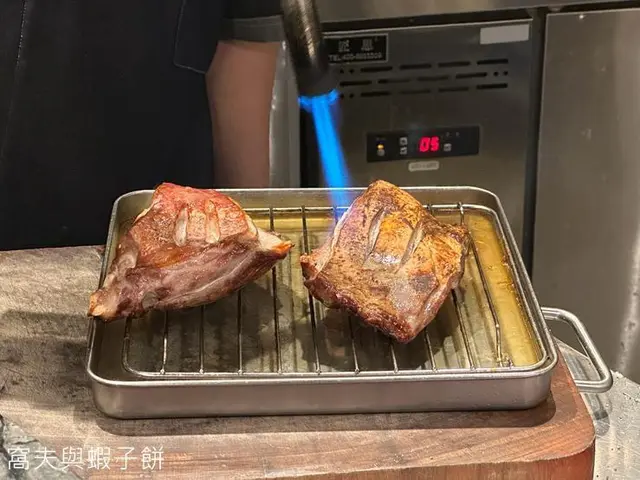 羊蹄山羊肉釜飯內的羊腩