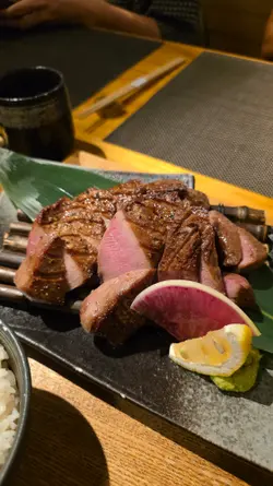 原條牛舌芯定食