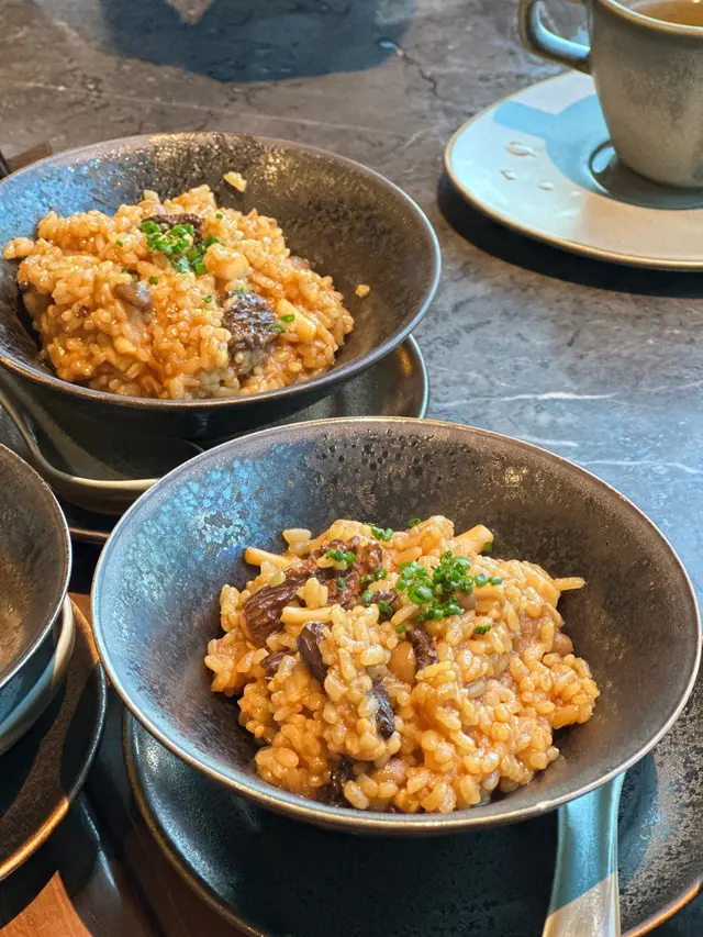 松茸羊肚菌燴越光米