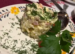 传统杂锦鸡肉沙律
