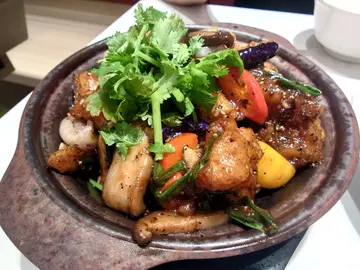 黑椒茄子鱼柳