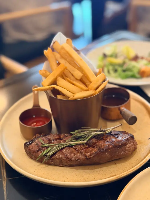 10安士紐西蘭肉眼配薯條