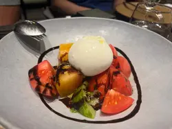 Heirloom Tomato & Fig Burrata Salad