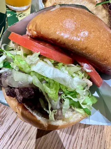 Black Knight Burger double up Angus beef and cheese