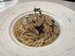 黑松露蘑菇配意粉