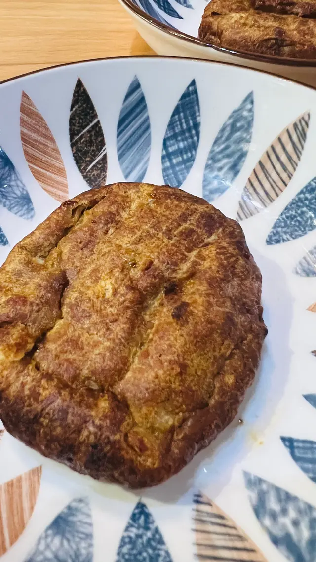 #芝士漢堡,漢堡扒內藏流心芝士,非常有驚喜🥳