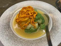 虫草花浸有机采花菜