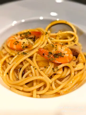 龙虾汁海鲜意粉