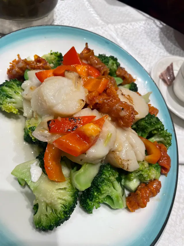 西蘭花帶子珊瑚蚌