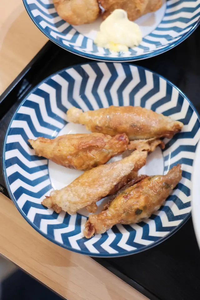 炸雞皮餃子