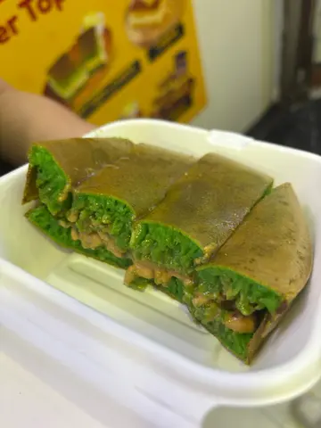 花生酱斑斓月亮饼