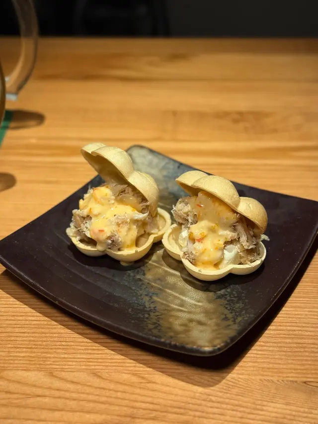 蟹肉芝士最中餅