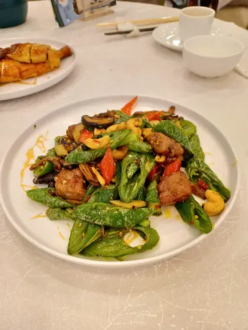 虎皮椒腰果牛柳粒