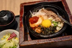 和民石锅泡菜饭定食