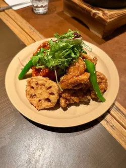 半半炸鸡（甜辣、酱油）