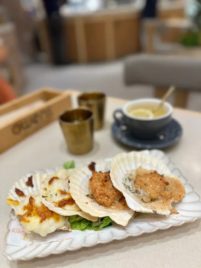 芝士焗扇貝（4隻）