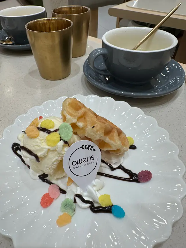 牛角窩夫配雪糕