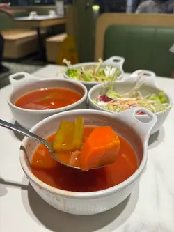 汤料丰富,味道美味