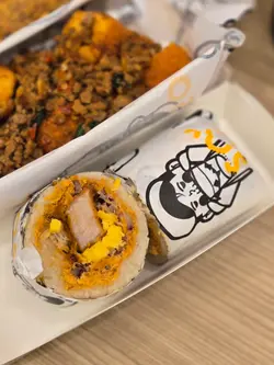 酸辣猪颈肉粢饭