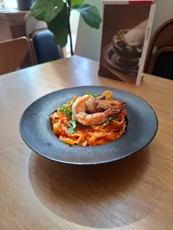 香辣蕃茄大虾波浪粉