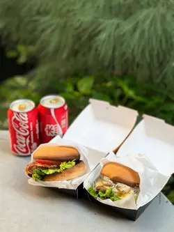 黑松露带子牛肉汉堡包