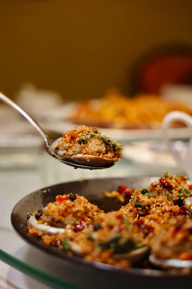 外皮酥脆、入面仲keep到彈牙鮮甜 🐚好邪惡！