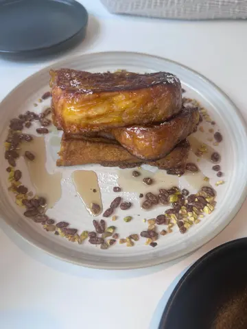French  toast  with  homemade  Espresso  butter