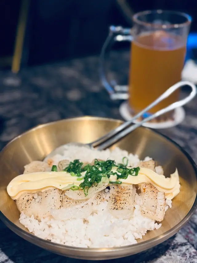 炭燒左口魚珍珠飯