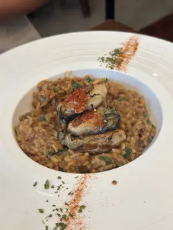 oyster risotto