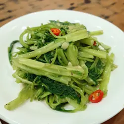 🐑椒丝腐乳通菜,好味,冇投诉,完。