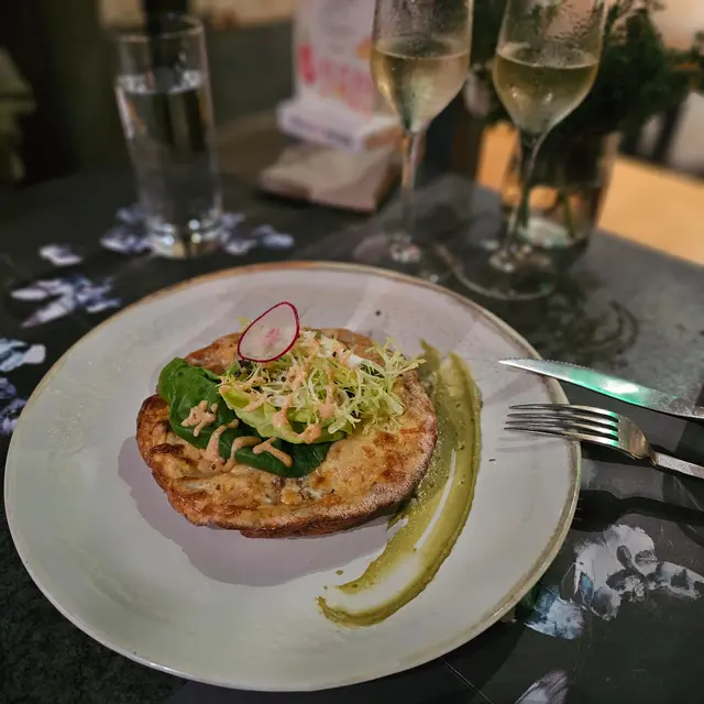 明太子蟹肉西班牙蛋餅