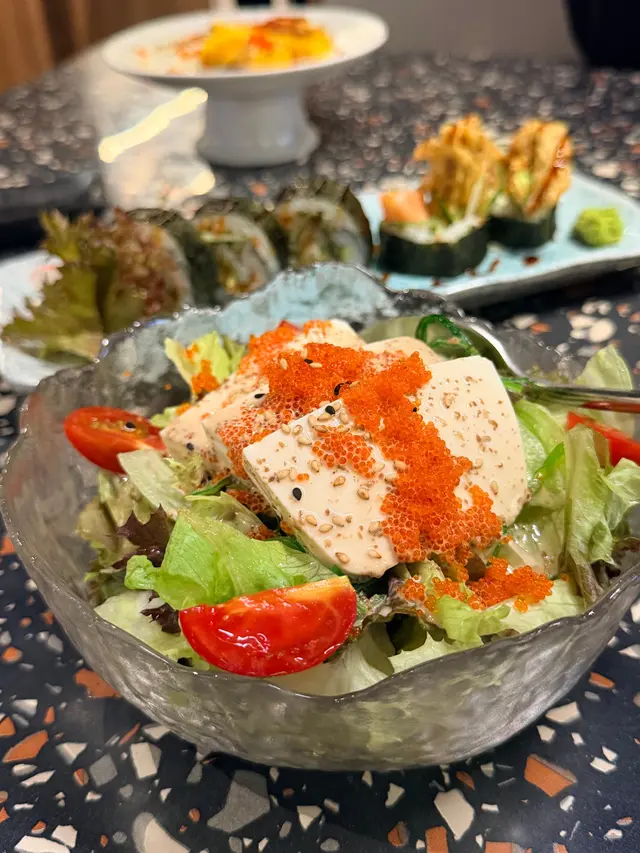 日式麻醬豆腐沙律