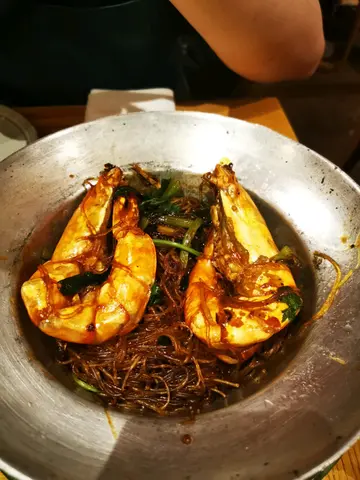 大虾粉丝煲（超级咸）