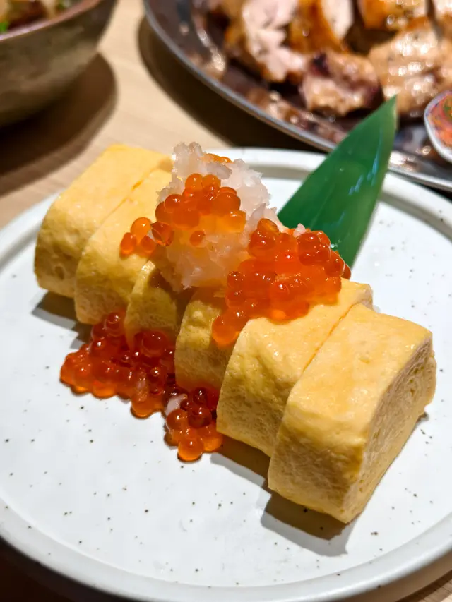 高湯玉子燒佐三文魚籽