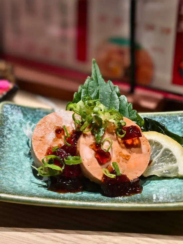 鮟鱇魚肝配柚子醋啫喱