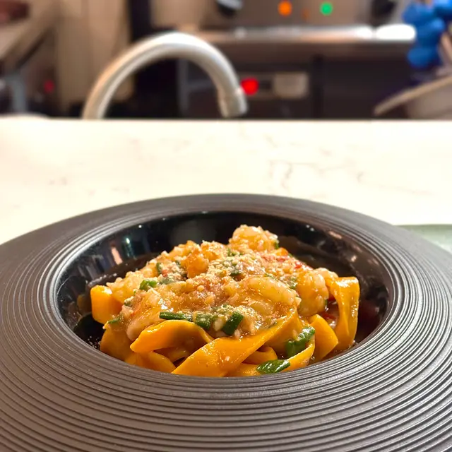 Argentinian Red Prawn (3 ways) Pasta 阿根廷红蝦蝦醬蝦乾手工意粉