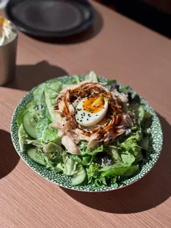 Chicken Salad with Avocado and Eggs